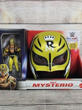 2024 WWE Rey Mysterio Action Figure w mask set Main Event Series Special Edition